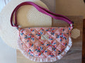 Half Moon Bag Floweriña Vichy