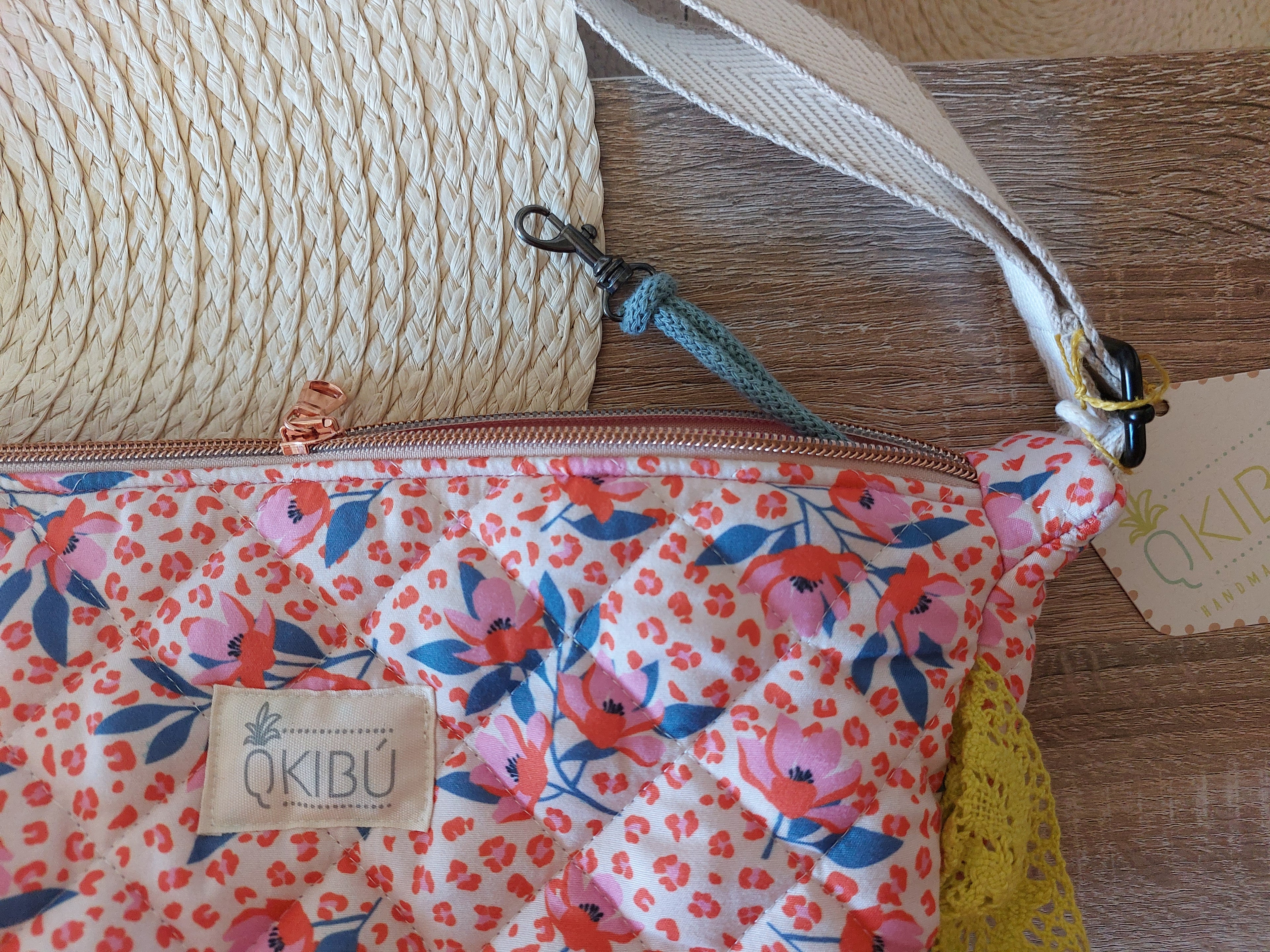 Half Moon Bag Floweriña Lime