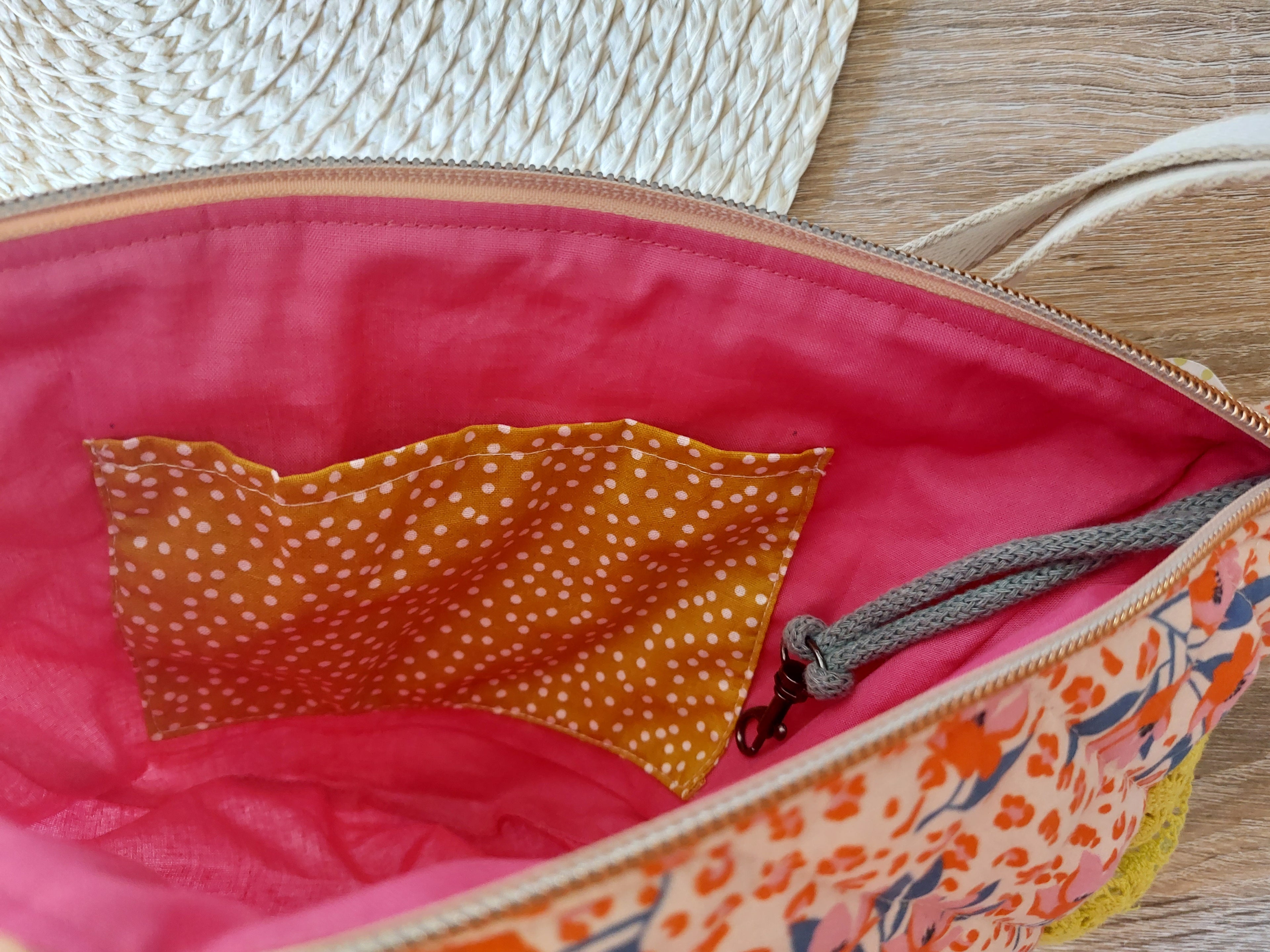Half Moon Bag Floweriña Lime