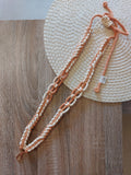 Lanyard Equis Orange-Butter Yellow