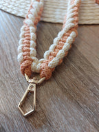 Lanyard Espiral Orange-Dop.Pink