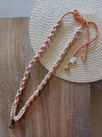 Lanyard Espiral Orange-Dop.Pink