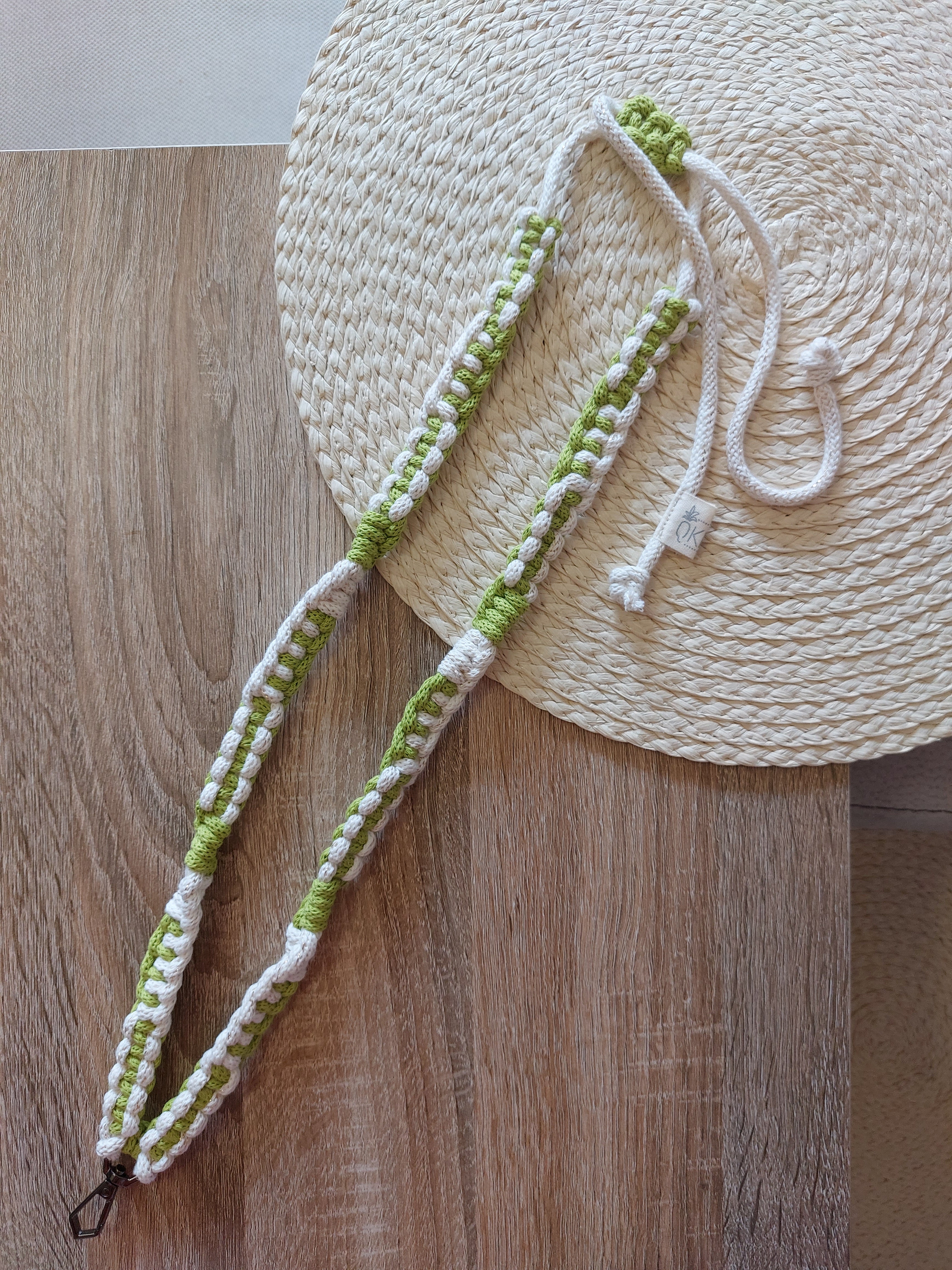 Lanyard Festón Dop.Lime-Laurel