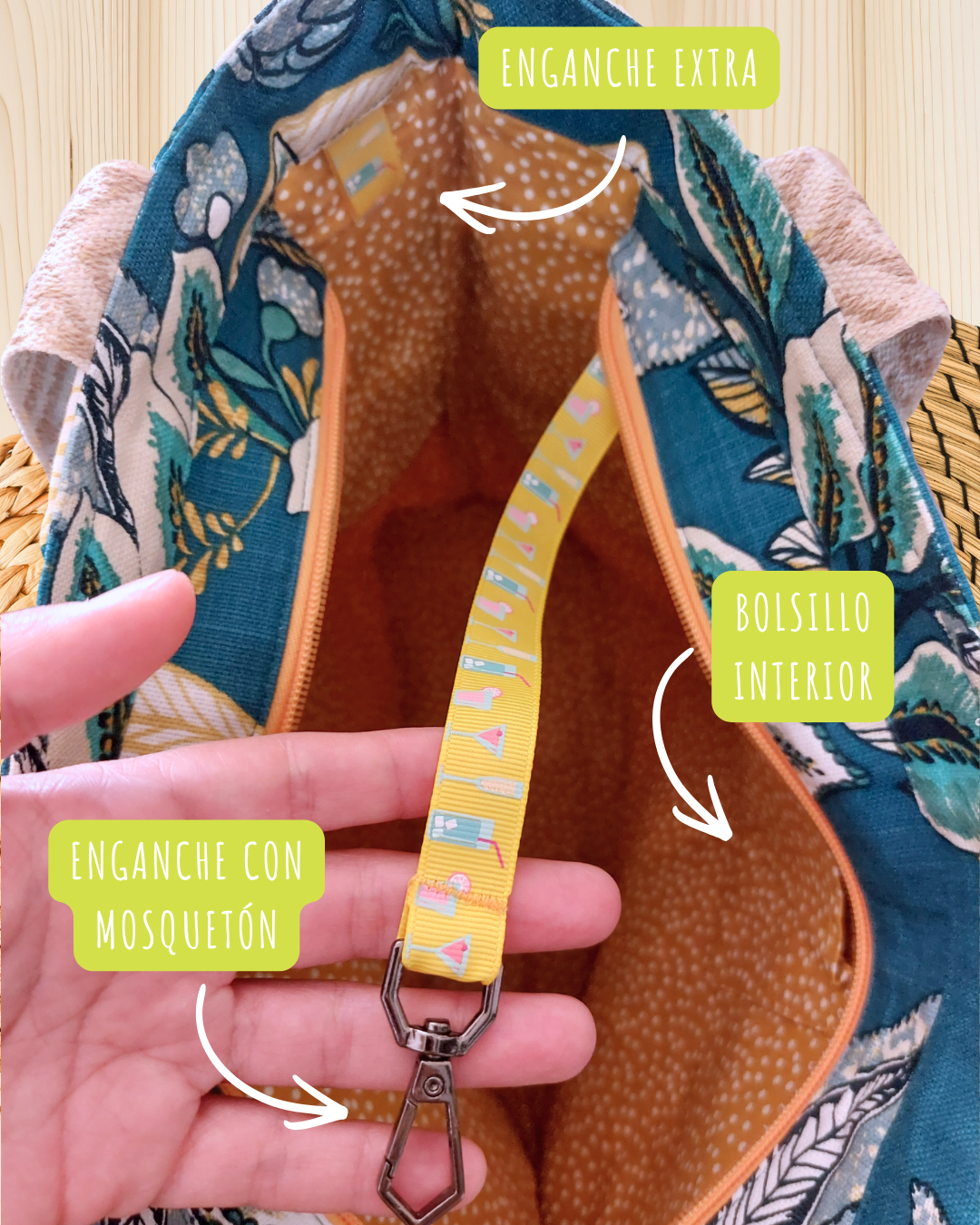 Vertical Shopper Bag Mahuru Sun