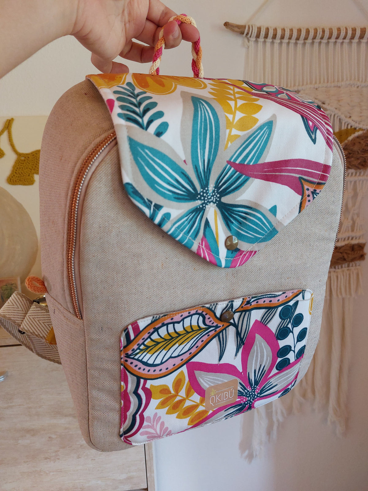 Aura Bag Lino-Seychelles